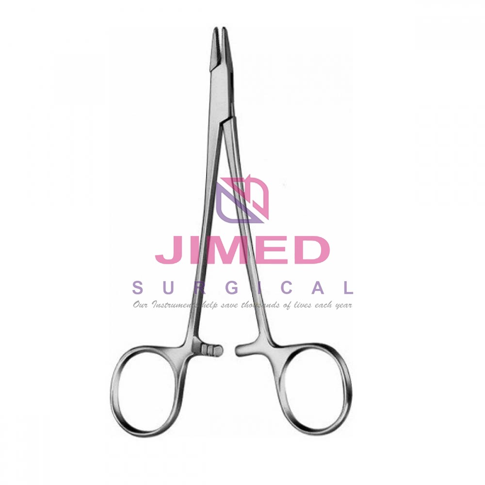 Baumgartner Needle Holder Serrated 14cm – Precision Surgical Instrument